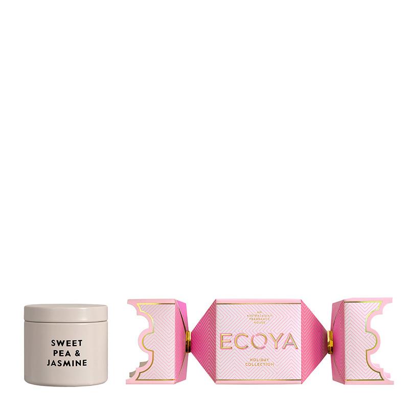 ECOYA Sweet Pea & Jasmine Bon Bon Tin Candle 45g